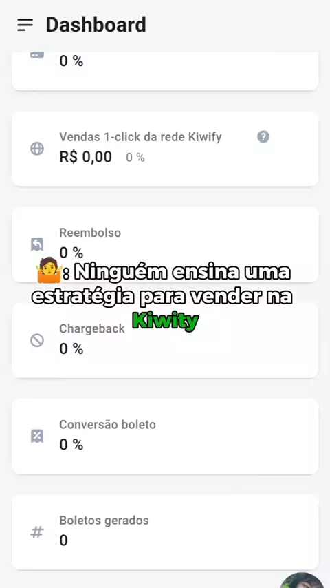 kiwify fake dashboard:te ensino no link da bio . . ...| Kwai